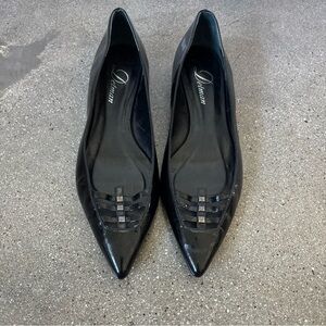 Delman Black Women's Flats
